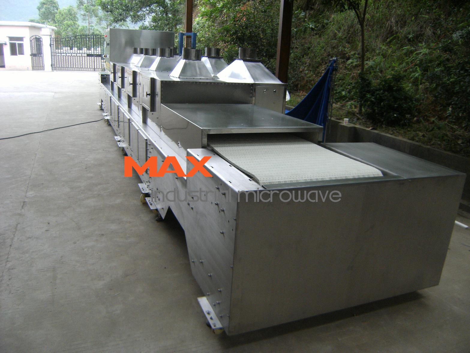Industrial Microwave sterilize food powder and dry chemical powder